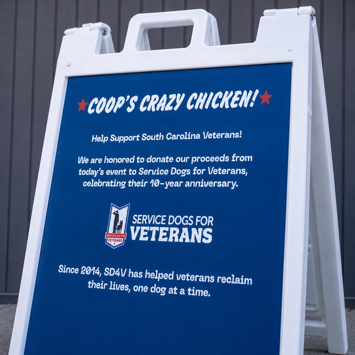 Giving back to those who served